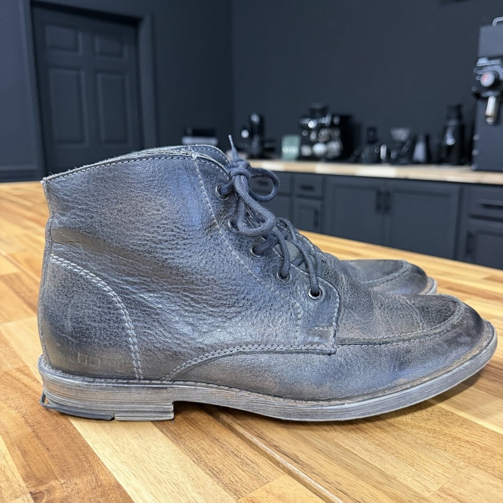 Bed Stu Leather Distressed Ankle Boots Men's Size 11 Casual Lace Up Chukka